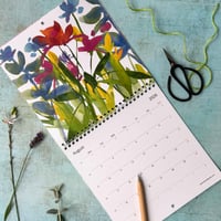 Image 11 of  Diana Fegredo Watercolour Flower Garden 2026 Wall Calendar