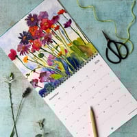 Image 13 of  Diana Fegredo Watercolour Flower Garden 2026 Wall Calendar