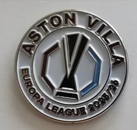 Image 1 of Villa Europa league 25/26 badge  