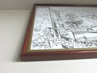 Image 7 of London Greenwich from Corbetts Moorings by Geoffrey S. Fletcher 1967, Vintage B&W Art Print, Framed