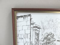 Image 6 of London Greenwich from Corbetts Moorings by Geoffrey S. Fletcher 1967, Vintage B&W Art Print, Framed
