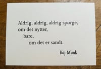 Kaj Munk kort