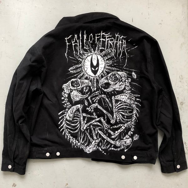 Image of Handpainted Fall of Efrafa jacket