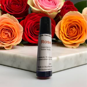 Image of Rose Essential Oil Roller Bottle
