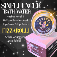 Image 1 of FIZZAROLLI SINFLUENCER BATHWATER LIP GLOSS/SCRUB COMBO