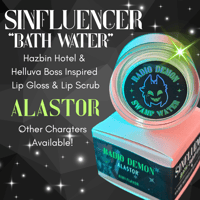 Image 1 of ALASTOR SINFLUENCER BATHWATER LIP GLOSS/SCRUB COMBO