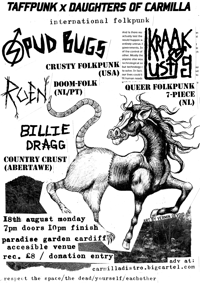 18/08 Folkpunk Imports: KRAAKLUSTIG ~ RUEN ~ BILLIE DRAGG