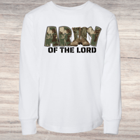 Image 1 of Long Sleeve  Shirt~ Army Of The  Lord 