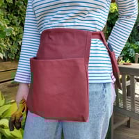 Image 10 of NEW! Garden Pouch Apron with Pockets for Secateurs & Phone. Gift for Gardeners. No26:2 Ochre Yellow
