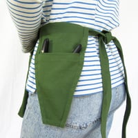 Image 16 of NEW! Garden Pouch Apron with Pockets for Secateurs & Phone. Gift for Gardeners. No26:2 Ochre Yellow