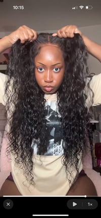 Image 4 of Sunber Hair Glueless Water Wave Closure Wig