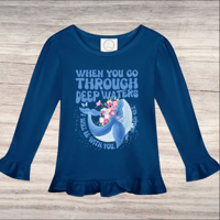 Image 3 of Ruffle Shirt~ When You Go Through Deep Waters 