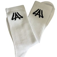 Image 2 of Lifesatrap White Socks 