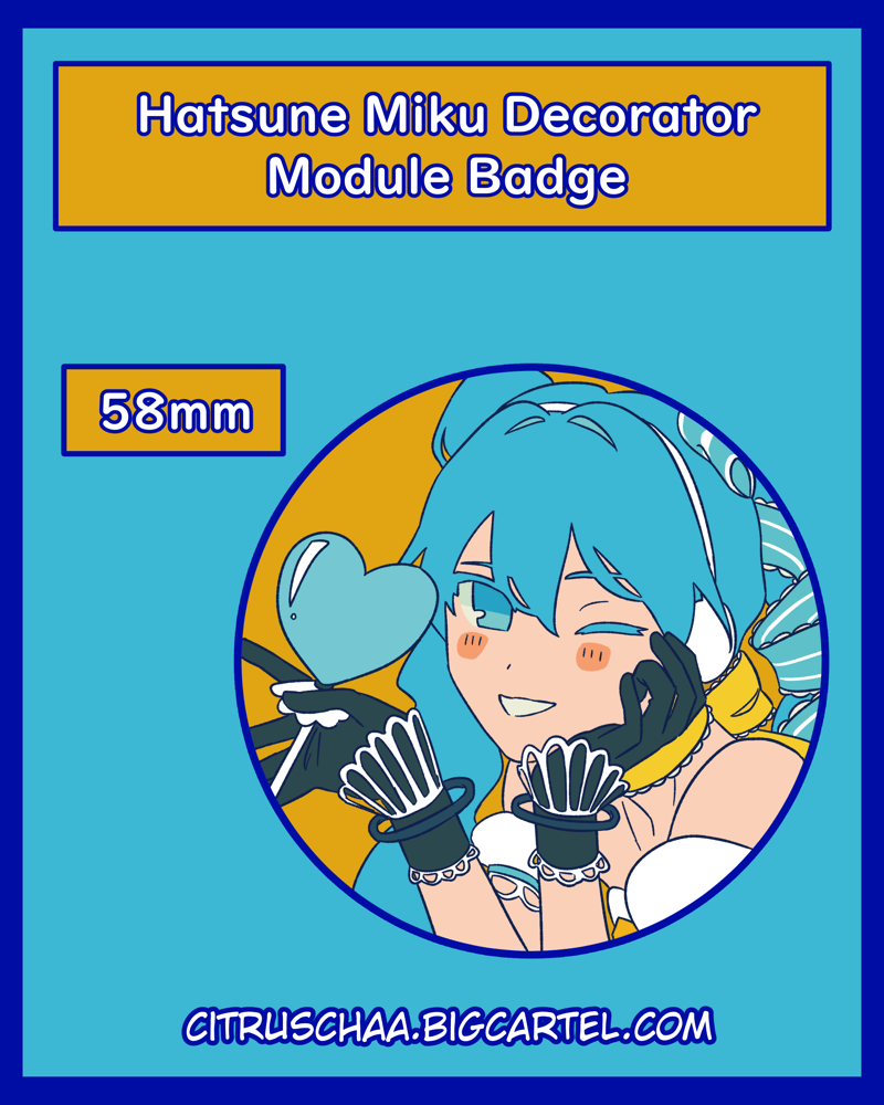 Image of Miku Decorator Badge