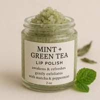 Mint + Green Tea Lip Polish (2 oz)