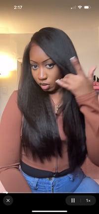 Image 3 of CurlyMe Hair Wear Go Kinky Straight Closure Wig