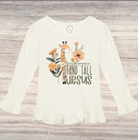 Image 4 of Ruffle Shirt~ Stand Tall For Jesus 