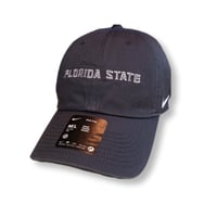 Image 2 of Nike Florida State Seminoles Mens Hat Cap Gray M/L Adjustable FSU NCAA