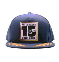 Image 2 of FM 15 Years Gold Leaf Snapback (Navy)