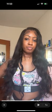 Image 1 of Bling Hair Wigs Store 360 Lace Wig 