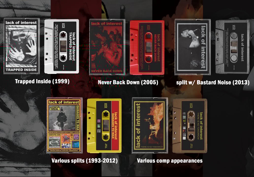 Lack Of Interest - "Bitter About Life In General" 5xCS Boxset