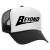 “Beyond” Trucker Hat - White/Black