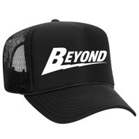 “Beyond” Trucker Hat - Black/White