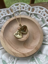 Image 3 of 14k GP Heart Locket