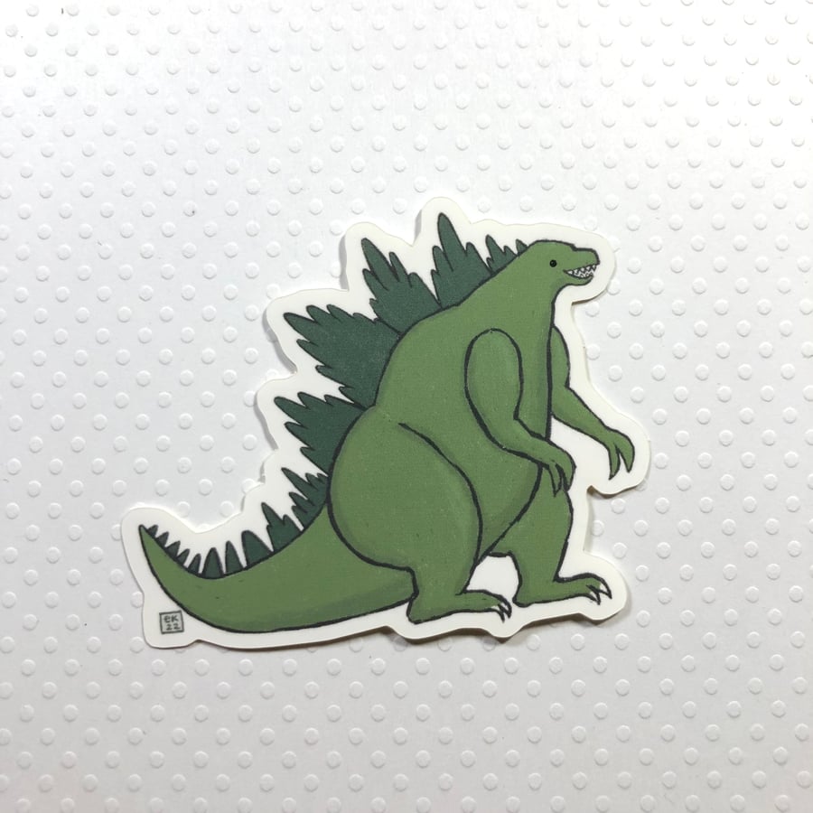 Image of godzilla sticker 