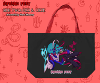 Image 3 of INFERNO FEST HELLUVA-HAZBIN DOUBLE SIDED TOTE BAGS