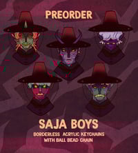 ✸SAJA BOYS keychains PREORDER✸
