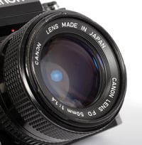 Image 9 of Canon F-1 35mm SLR Film Camera with nFD 50mm F1.4 lens #0881 TESTED *US SELLER*