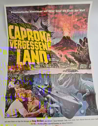 Image 1 of The Land That Time Forgot 1974 German Original Movie Poster Folded 23 in. x 33 in.