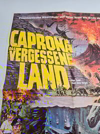 Image 5 of The Land That Time Forgot 1974 German Original Movie Poster Folded 23 in. x 33 in.