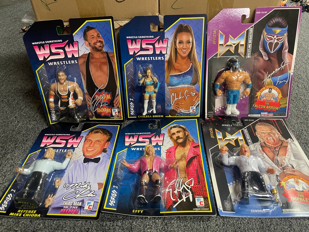 CARD DAMAGE FC & Chella Wrestling Retro bundle Hayabusa Mike Chioda Effy Chelsea Green Colt