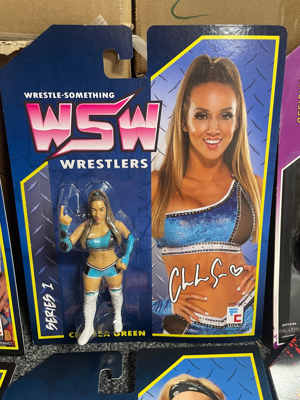 CARD DAMAGE FC & Chella Wrestling Retro bundle Hayabusa Mike Chioda Effy Chelsea Green Colt