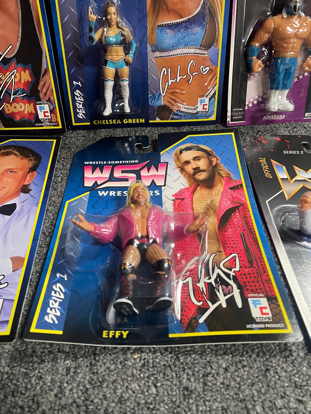 CARD DAMAGE FC & Chella Wrestling Retro bundle Hayabusa Mike Chioda Effy Chelsea Green Colt
