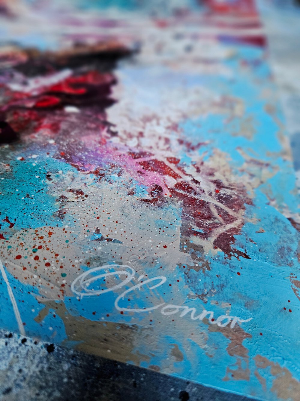 "Neoflora Reverie" 1/1 UNIQUE - Mixed Media on paper - FREE WORLDWIDE SHIPPING!!!