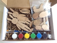 Image 2 of Rabbit's Family Farm Paint and Play Craft Kit