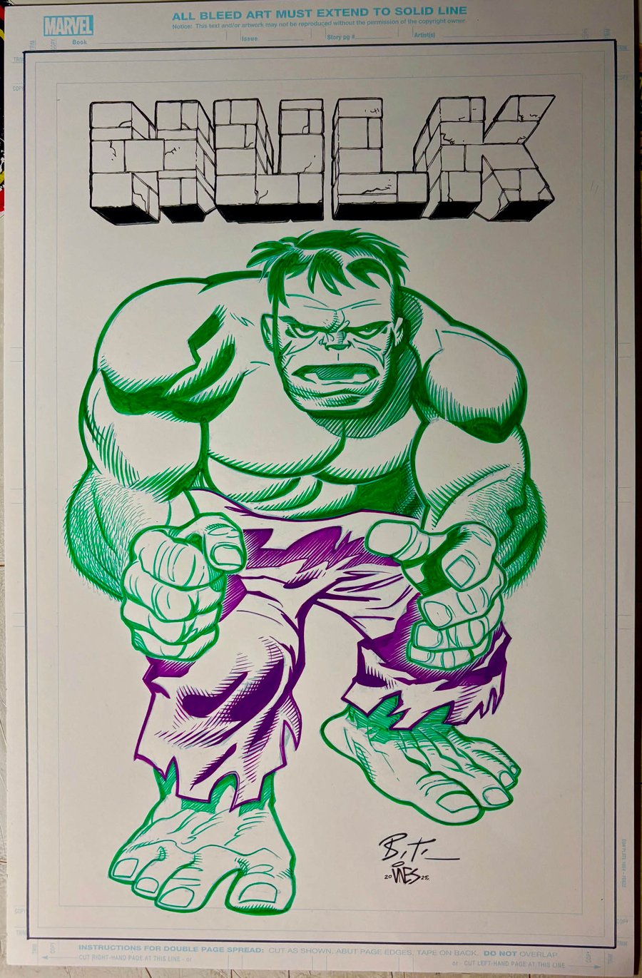 Image of Hulk Pinup.