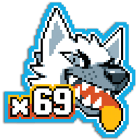 Sixty-Nine Lives Sticker
