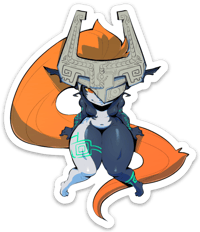 Midna Sit Sticker