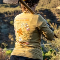 Image 1 of Lowelifes Wildflower Longsleeve Tee - Lily on Light Yellow