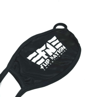 FNE CLASSIC LOGO FACEMASK - (BLACK/WHITE)