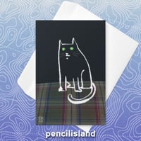 Image 2 of Patient Cat Greeting Card