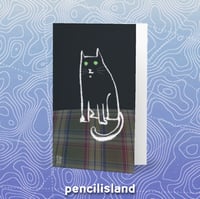 Image 3 of Patient Cat Greeting Card