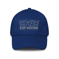FNE CLASSIC LOGO CAP - (BLUE/SILVER) - ONE SIZE FITS ALL