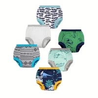 Image 1 of 6pcs Cotton Eco-Friendly Reusable Training Pants