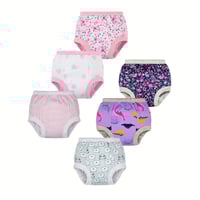 Image 3 of 6pcs Cotton Eco-Friendly Reusable Training Pants