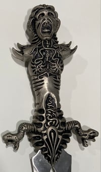 Image 3 of Vintage Fixed Blade "Medusa" Fantasy Dagger